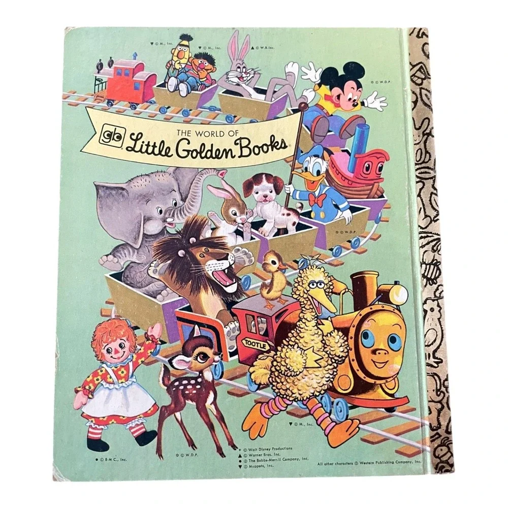 Walt Disney's Mickey Mouse & The Missing Mouseketeers Little Golden Book 1979